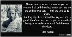 Here Comes Winter Quote