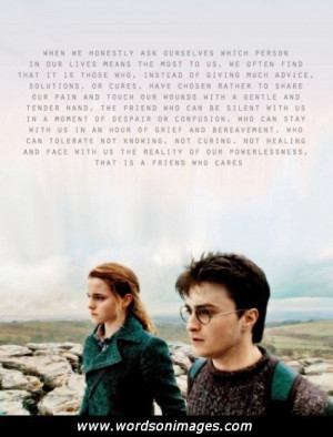 Harry potter friendship quotes