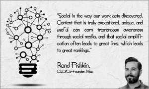 ... social media, and that social amplification often leads to great links