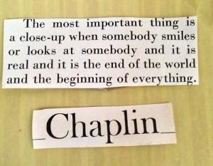 Charlie chaplin, quotes, sayings, smile, positive, quote