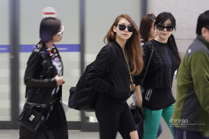 Fanpic] Fresh-faced 2NE1 at Incheon Airport, back from Malaysia ...