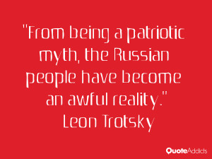 From being a patriotic myth, the Russian people have become an awful ...