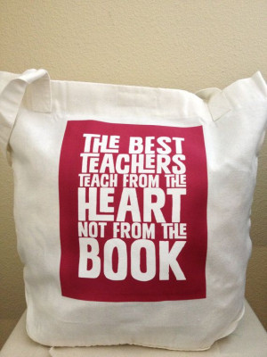 TEACHING is my PASSION. What's yours? Teacher bag Large canvas bag ...