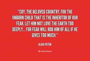 Important Quotes Cry the Beloved Country