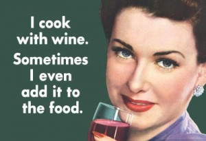 Cooking with wine