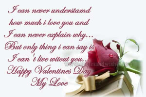 you are my life happy valentines day to my life
