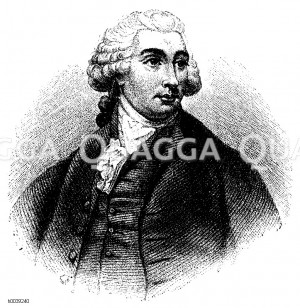 Tobias Smollett Nach einem Stich im Britischen Museum zu London