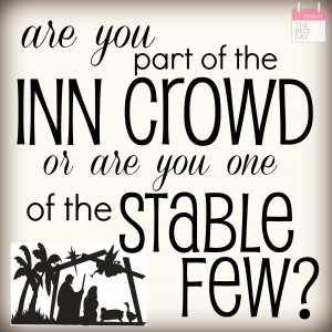 are you part of the inn crowd or are you on of the stable few