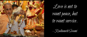 Radhanath Swami on real love