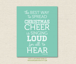 8x10 Buddy The Elf Christmas Cheer Quote Print