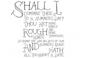 So, for these reasons, Shakespeare doesn't wish to compare his love to ...