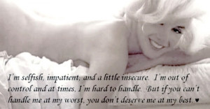 From Marilyn Monroe