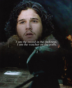 Jon Snow Night Watch Quotes