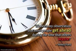 Inspirational Quote: “It’s been my observation that most people ...