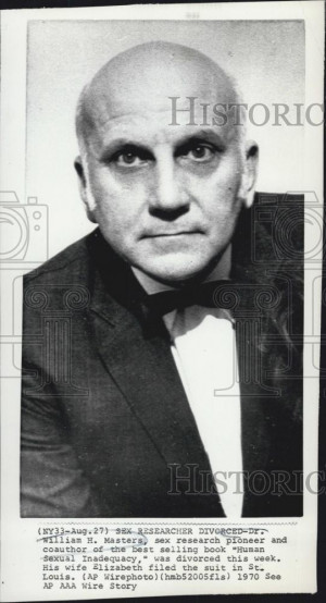 Press Photo Dr William H Masters Sex Research Pioneer amp Co Author