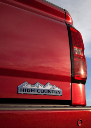 2014 Chevrolet Silverado High Country Tailgate Badging
