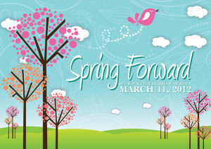 Spring Forward: Time Change Postcards
