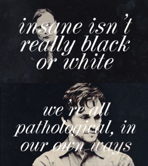 Hannibal Will Graham Black and White