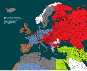 World War 1 Alliance Map