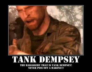 Tank Dempsey: Badass Marine by spyash2