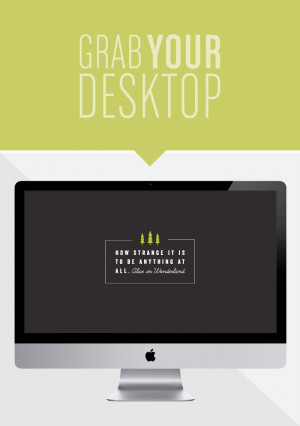 wallpaper / alice in wonderland