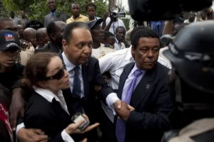 former haitian dictator jean claude baby doc duvalier c and his wife ...