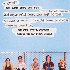 The perks of being a wallflower... once again, an awesome movie/book ...