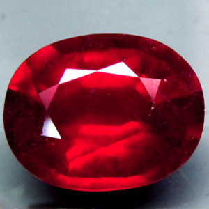 Treatments Done Ruby Gemstone