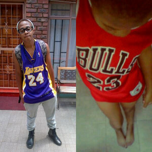 Lakers Vs Bull love Ma Girl even tho we Support different NBA Teams!