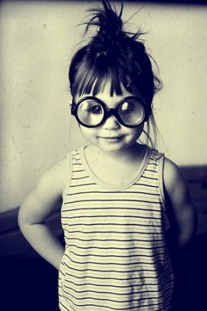 ... baby to need glasses because nuggs in glasses are so darn tootin cute
