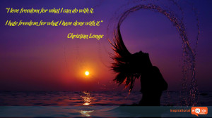 Inspirational Wallpaper Quote by Christian Longe