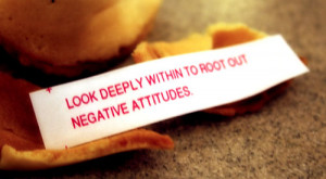 Go on and continue to eat Chinese food, but when you get to the cookie ...