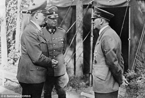Evil workings: Reichsleader Alfred Rosenberg (left) and Reichsminister ...