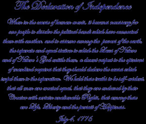 Declaration or Independence Image