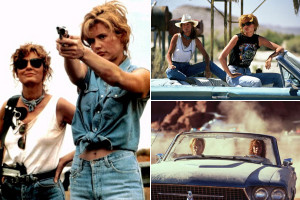 Thelma Dickinson and Louise Sawyer in Thelma and Louise