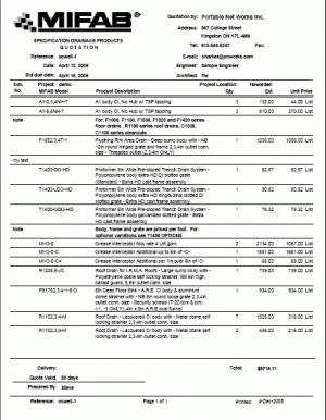 On the Quotation screen click the [ Print ] button or the [ Print Ext ...