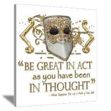 King John Quote Canvas Art