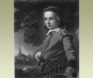 An imagined portrait of William Shakespeare at 12, from painting by J ...