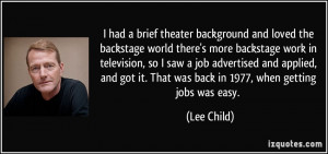More Lee Child Quotes