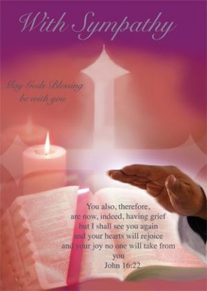sympathy click image to enlarge sympathy card with verse foil captions ...