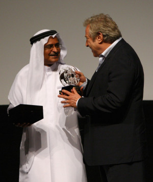 Charles Roven DIFF Chairman Abdulhamid Juma and producer Charles Roven