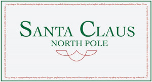 The Santa Clause - Santa Clause Business Card with Fine Print