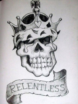 Relentless Tattoo Sketch By Brandon Jones picture
