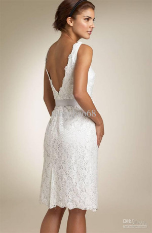 white-lace-dress-knee-lengthwholesale-homecoming-dresses---buy-chic ...