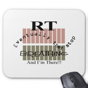 Respiratory Therapist Funny Gifts Mouse Mat