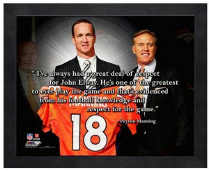 Peyton Manning Denver Broncos with John Elway - 11