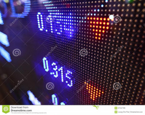 Royalty Free Stock Images: Stock market quotes