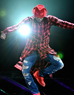 ... HM-Jeans-Nike-Air-Yeezy-2-sneakers-red-at-BET-AWARDS-2014-Awards-Show