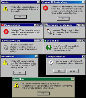 Error Messages – Windows Error Messages