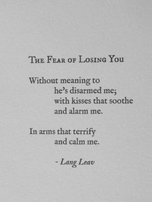 The Fear of Losing You